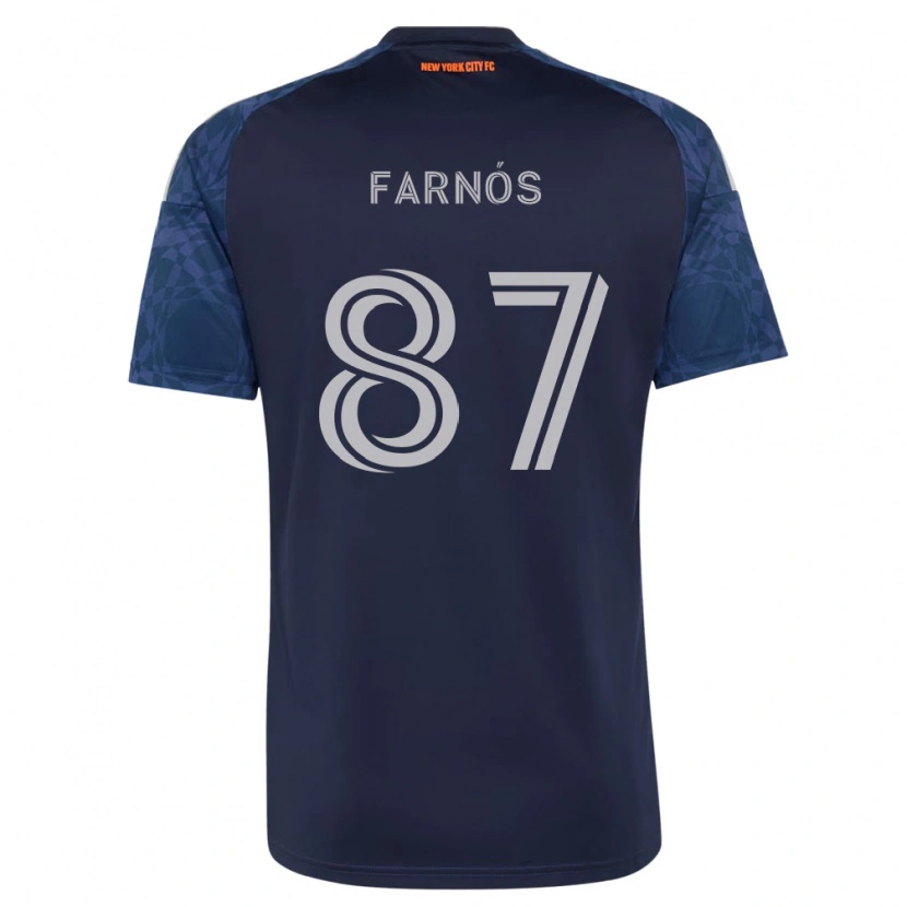 Danxen Donna Maglia Arnau Farnós #87 Blu Scuro Bianco Kit Gara Away 2026/27 Maglietta