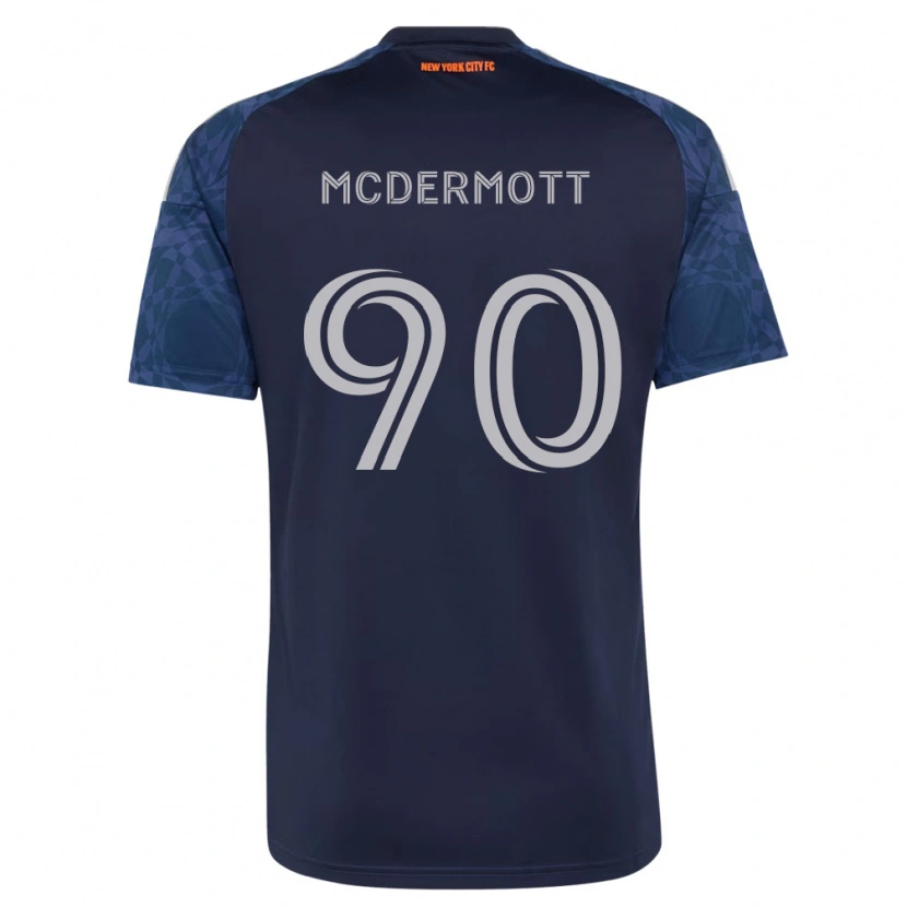 Danxen Donna Maglia Dylan Mcdermott #90 Blu Scuro Bianco Kit Gara Away 2026/27 Maglietta