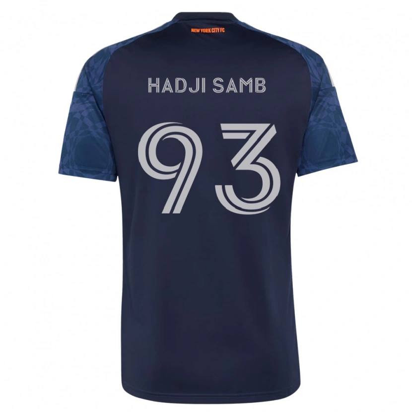 Danxen Donna Maglia El Hadji Samb #93 Blu Scuro Bianco Kit Gara Away 2026/27 Maglietta