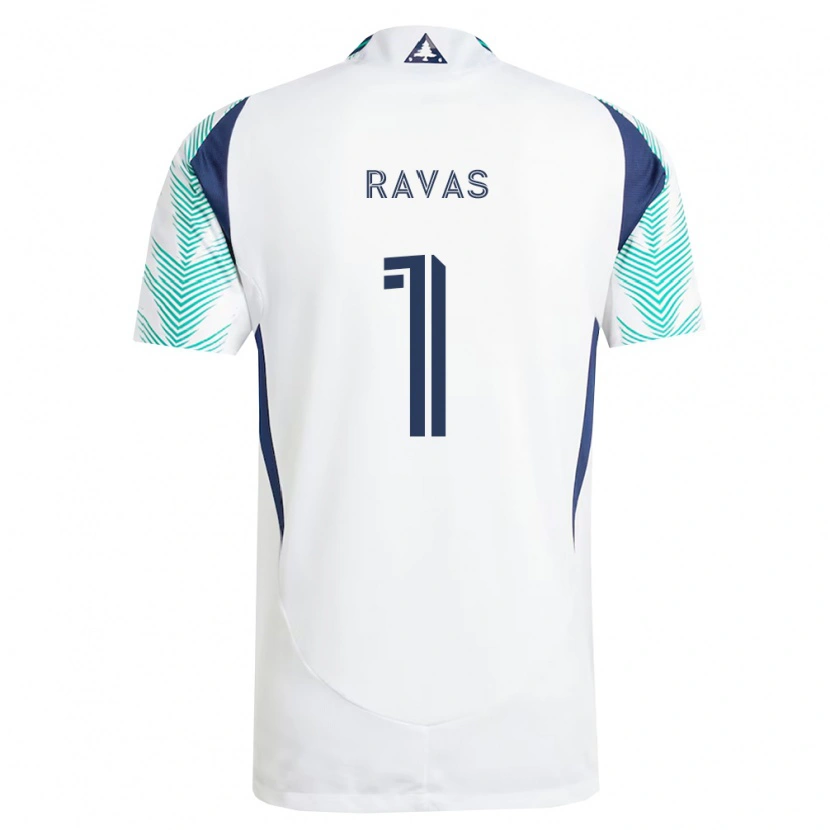 Danxen Donna Maglia Henrich Ravas #1 Bianco Blu Navy Verde Chiaro Kit Gara Away 2026/27 Maglietta