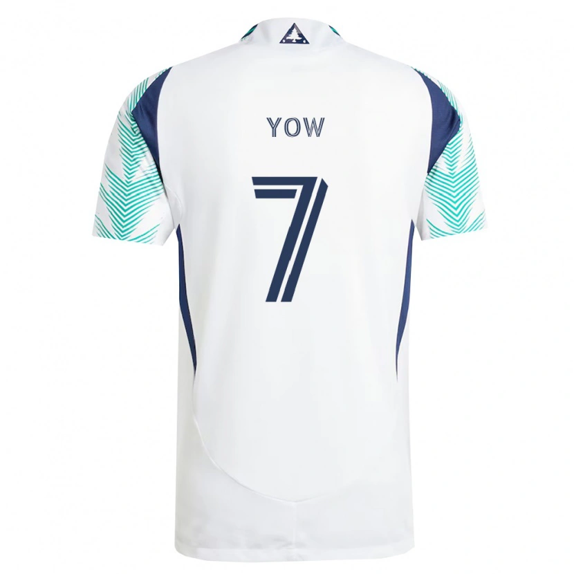 Danxen Donna Maglia Griffin Yow #7 Bianco Blu Navy Verde Chiaro Kit Gara Away 2026/27 Maglietta