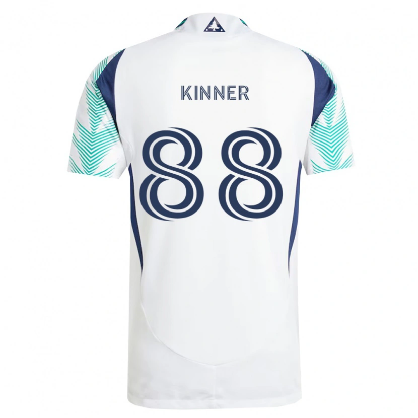 Danxen Donna Maglia Sage Kinner #88 Bianco Blu Navy Verde Chiaro Kit Gara Away 2026/27 Maglietta