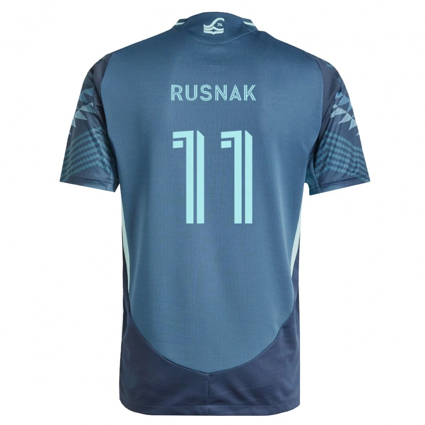Danxen Donna Maglia Albert Rusnák #11 Blu Navy Verde Kit Gara Away 2026/27 Maglietta