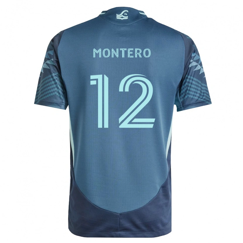 Danxen Donna Maglia Fredy Montero #12 Blu Navy Verde Kit Gara Away 2026/27 Maglietta