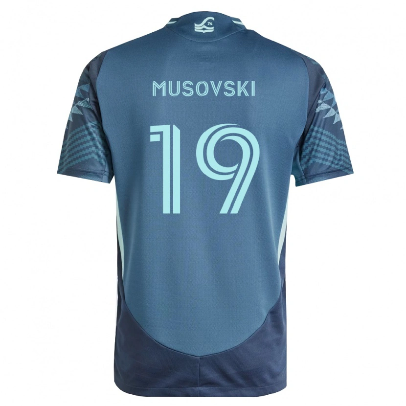 Danxen Donna Maglia Danny Musovski #19 Blu Navy Verde Kit Gara Away 2026/27 Maglietta
