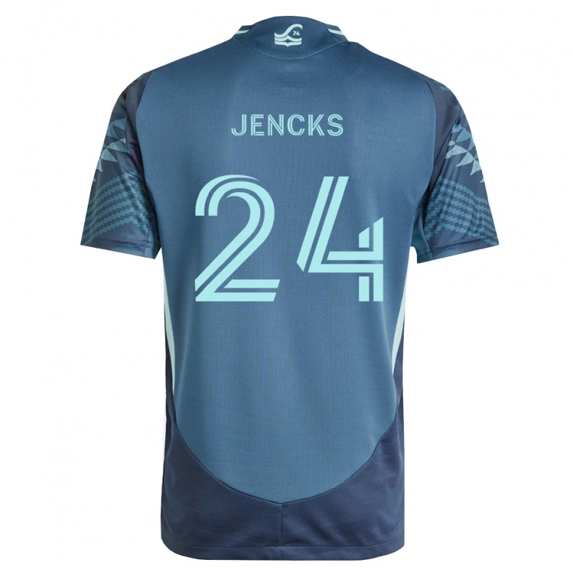 Danxen Donna Maglia India Jencks #24 Blu Navy Verde Kit Gara Away 2026/27 Maglietta