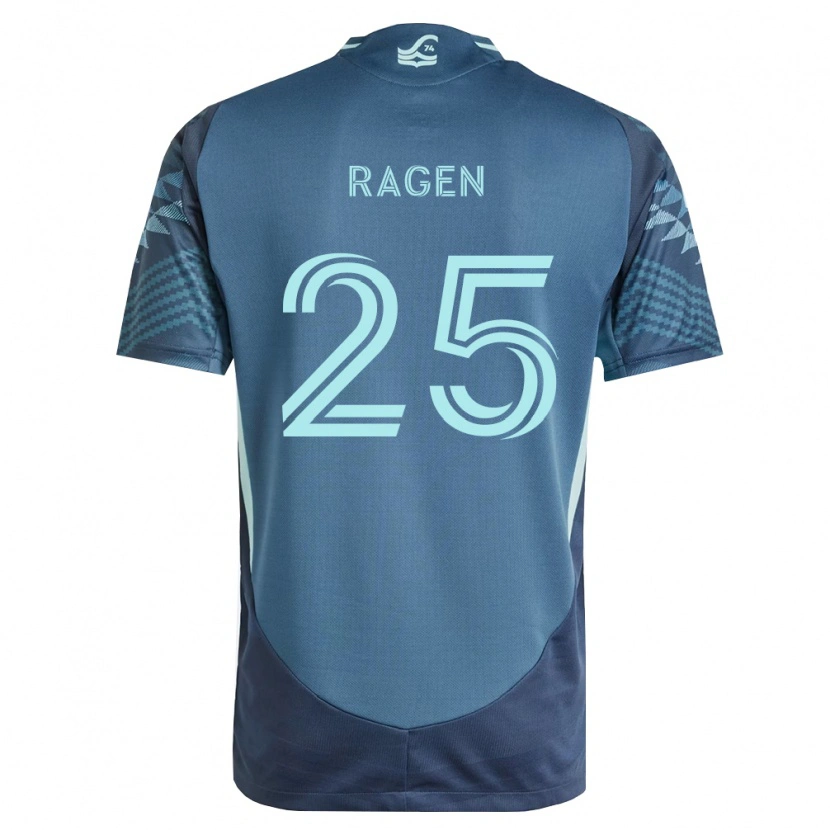 Danxen Donna Maglia Jackson Ragen #25 Blu Navy Verde Kit Gara Away 2026/27 Maglietta