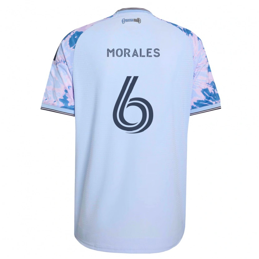 Danxen Donna Maglia Alfredo Morales #6 Blu Reale Bianco Nero Kit Gara Away 2026/27 Maglietta