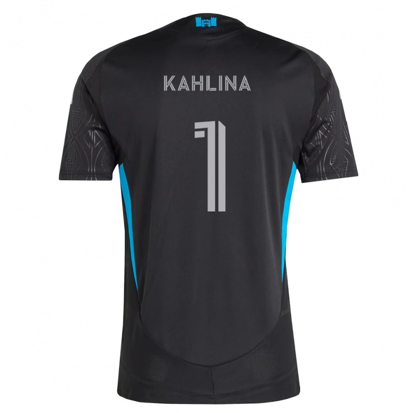 Danxen Donna Maglia Kristijan Kahlina #1 Nero Bianco Azzurro Kit Gara Away 2026/27 Maglietta