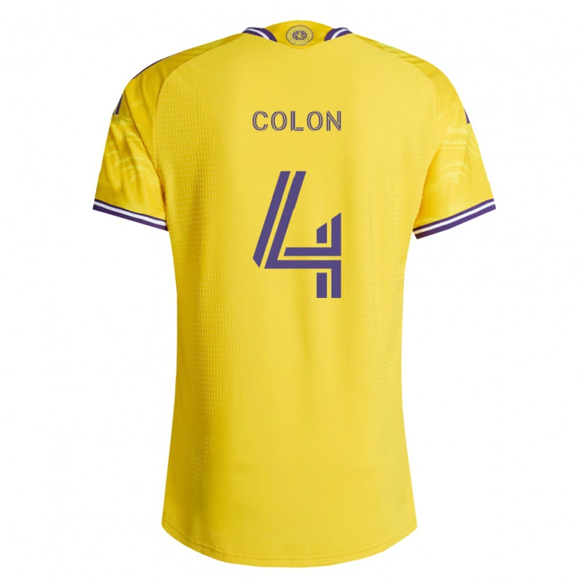Danxen Donna Maglia Xzavier Colon #4 Viola Giallo Kit Gara Away 2026/27 Maglietta
