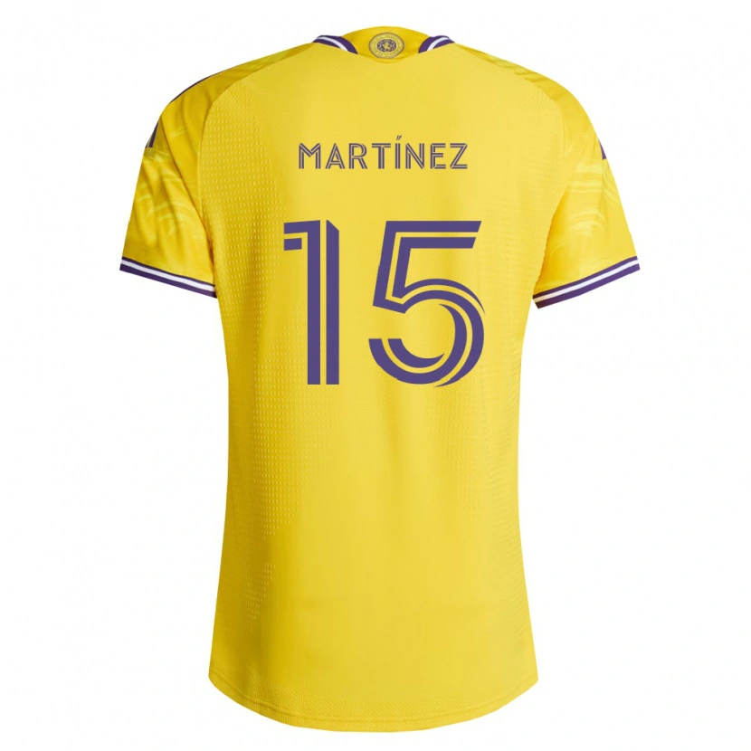 Danxen Donna Maglia Antonio Martínez #15 Viola Giallo Kit Gara Away 2026/27 Maglietta