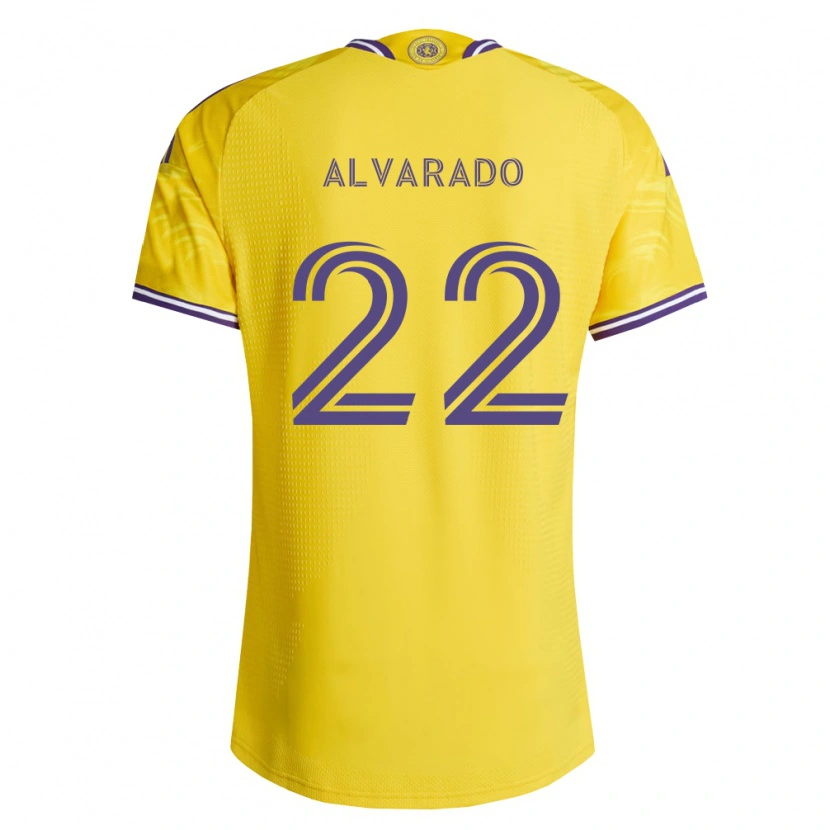 Danxen Donna Maglia Lennox Alvarado #22 Viola Giallo Kit Gara Away 2026/27 Maglietta