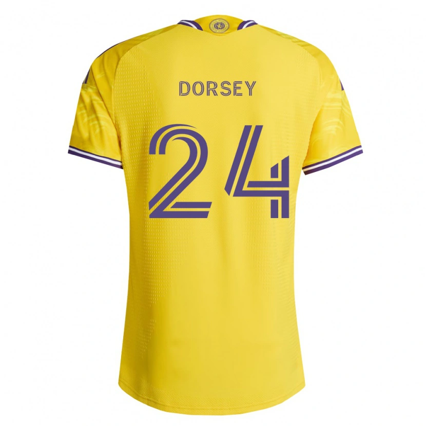 Danxen Donna Maglia Griffin Dorsey #24 Viola Giallo Kit Gara Away 2026/27 Maglietta
