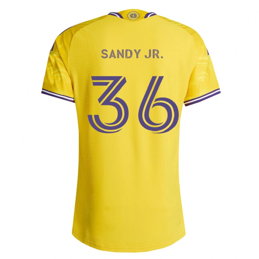 Danxen Donna Maglia Titus Sandy Jr. #36 Viola Giallo Kit Gara Away 2026/27 Maglietta