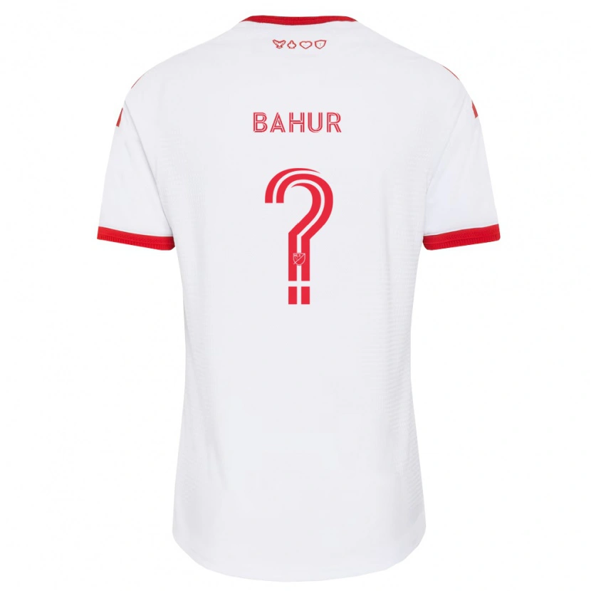 Danxen Donna Maglia Abdiasis Abdirahman Bahur #0 Bianco Rosso Nero Kit Gara Away 2026/27 Maglietta