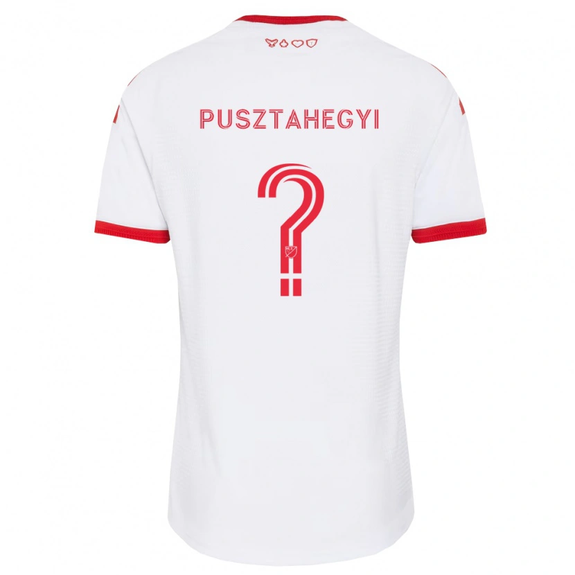 Danxen Donna Maglia Tristan Pusztahegyi #0 Bianco Rosso Nero Kit Gara Away 2026/27 Maglietta