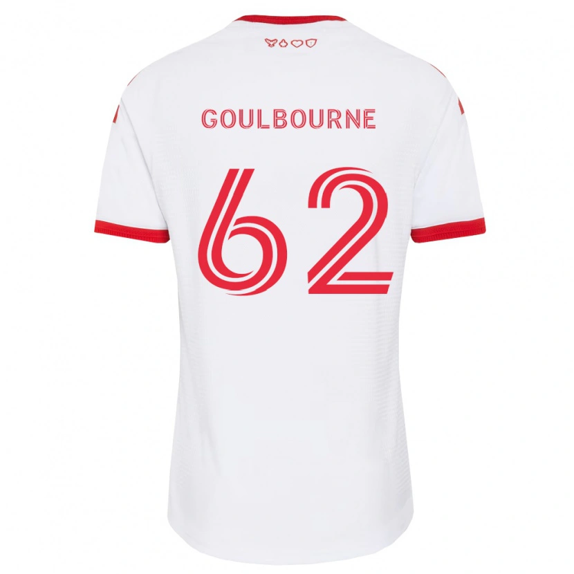 Danxen Donna Maglia Rohan Goulbourne #62 Bianco Rosso Nero Kit Gara Away 2026/27 Maglietta