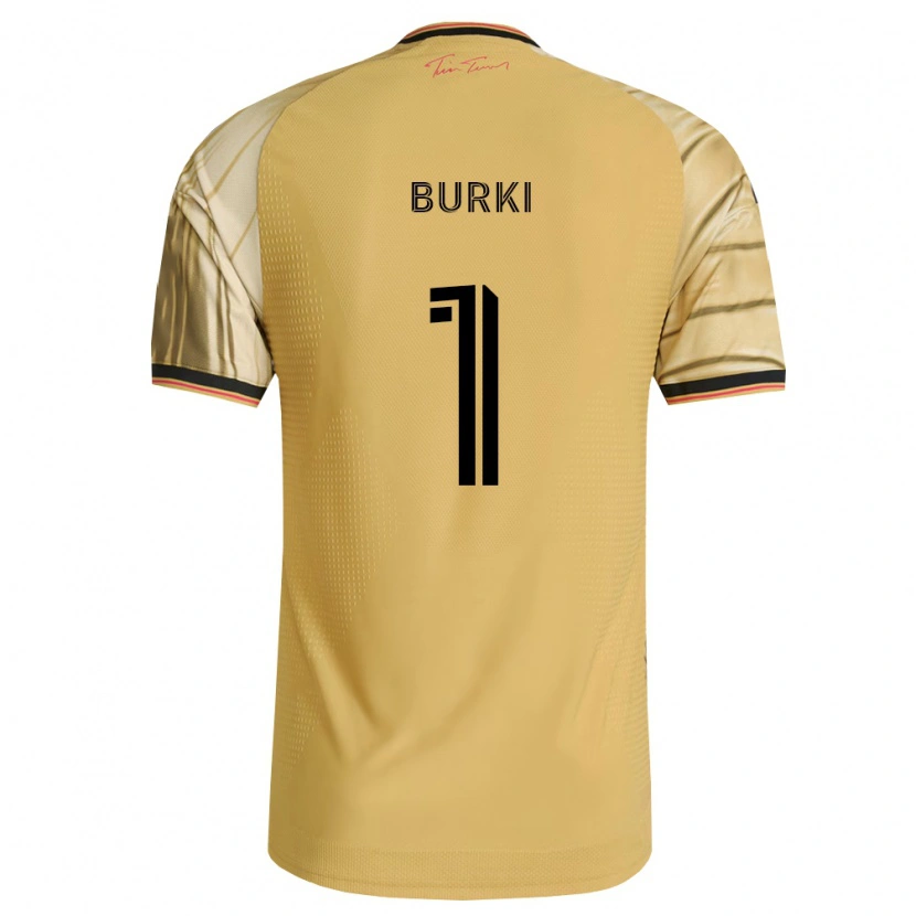 Danxen Donna Maglia Roman Bürki #1 Marrone Giallo Nero Kit Gara Away 2026/27 Maglietta