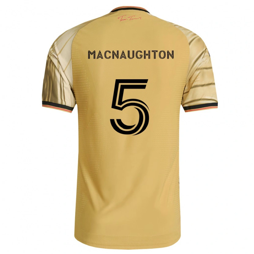 Danxen Donna Maglia Lukas Macnaughton #5 Marrone Giallo Nero Kit Gara Away 2026/27 Maglietta