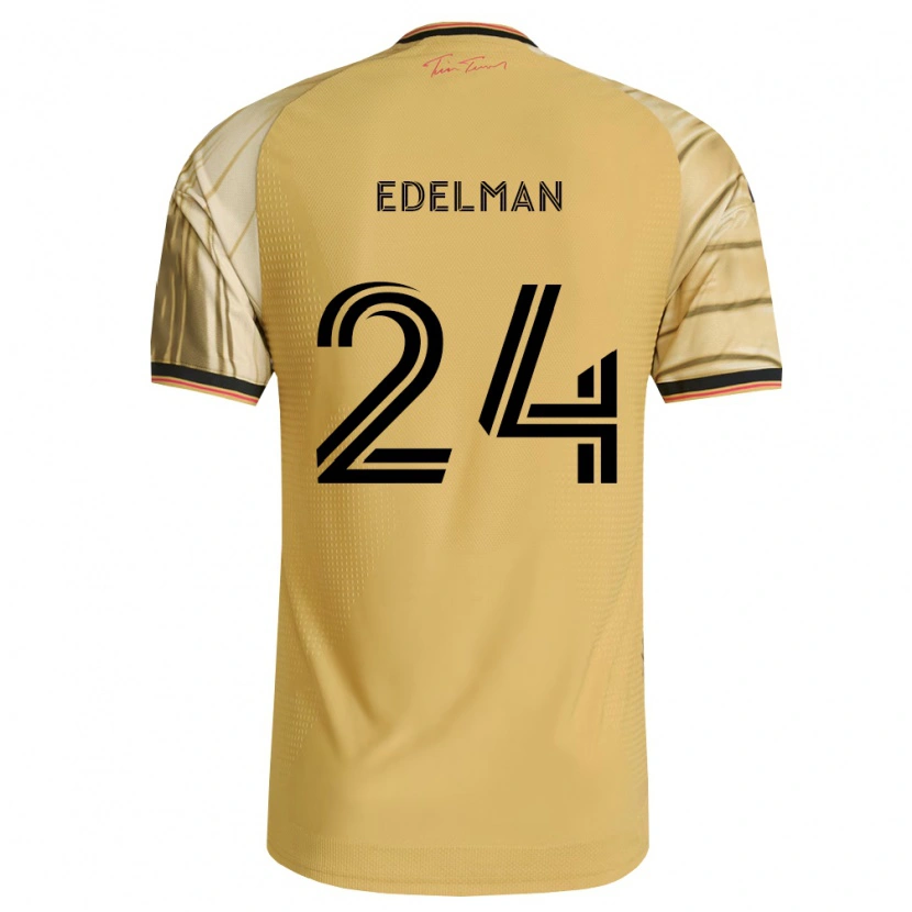 Danxen Donna Maglia Daniel Edelman #24 Marrone Giallo Nero Kit Gara Away 2026/27 Maglietta