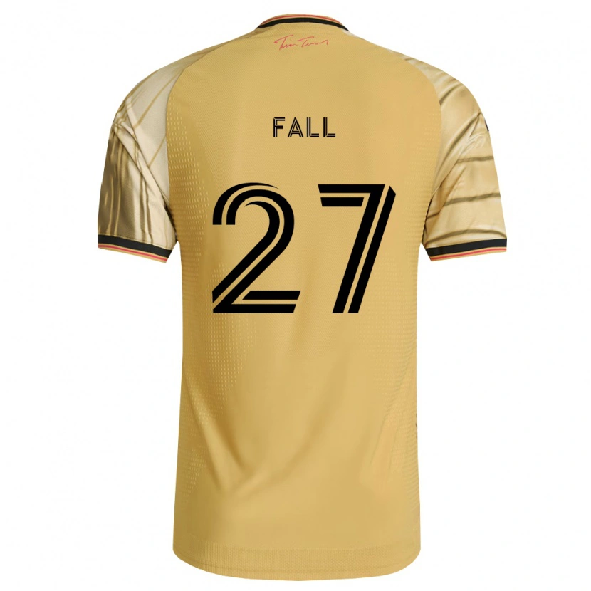 Danxen Donna Maglia Fallou Fall #27 Marrone Giallo Nero Kit Gara Away 2026/27 Maglietta