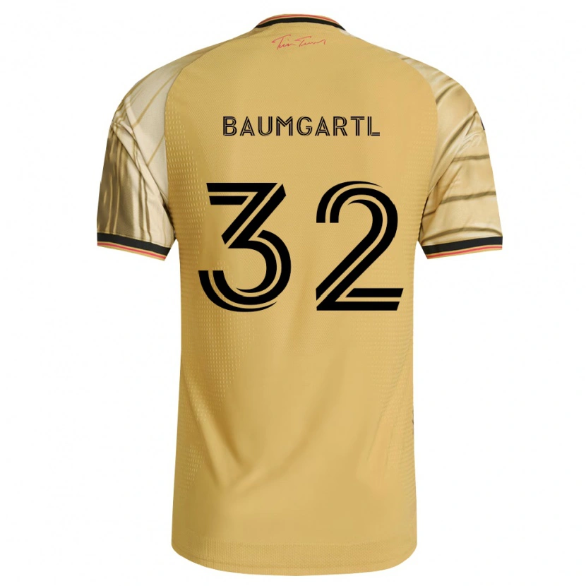 Danxen Donna Maglia Timo Baumgartl #32 Marrone Giallo Nero Kit Gara Away 2026/27 Maglietta
