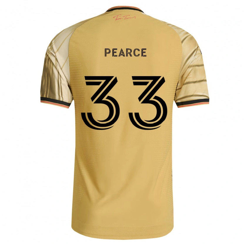 Danxen Donna Maglia Tyson Pearce #33 Marrone Giallo Nero Kit Gara Away 2026/27 Maglietta