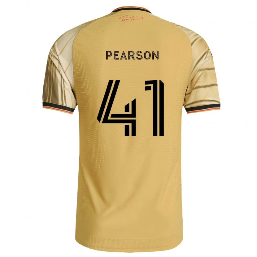 Danxen Donna Maglia Christopher Pearson #41 Marrone Giallo Nero Kit Gara Away 2026/27 Maglietta