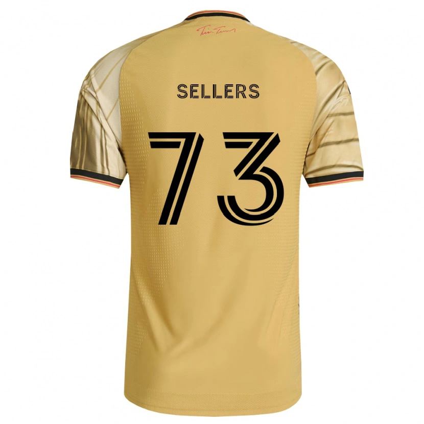 Danxen Donna Maglia Braydon Sellers #73 Marrone Giallo Nero Kit Gara Away 2026/27 Maglietta