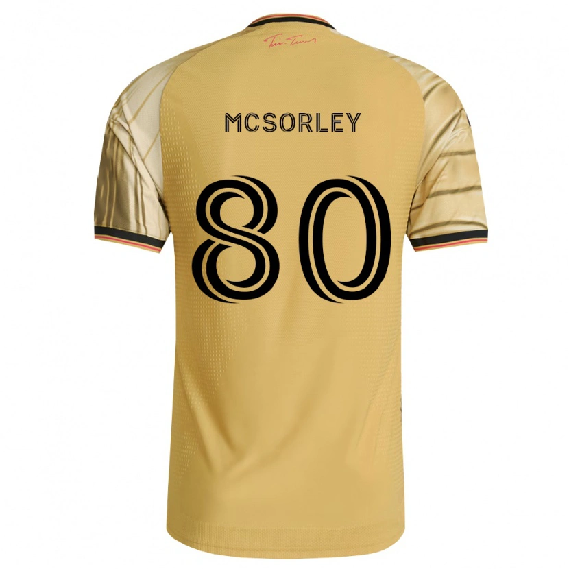 Danxen Donna Maglia Brendan Mcsorley #80 Marrone Giallo Nero Kit Gara Away 2026/27 Maglietta