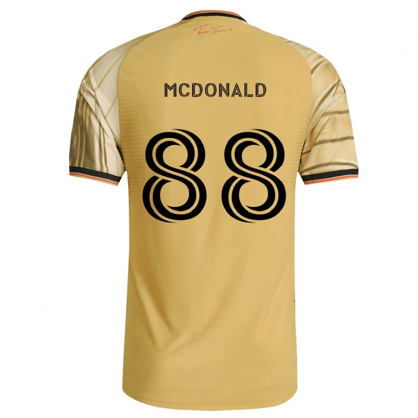 Danxen Donna Maglia Patrick Mcdonald #88 Marrone Giallo Nero Kit Gara Away 2026/27 Maglietta