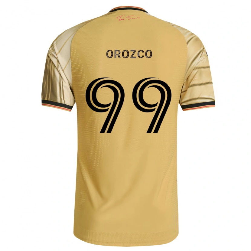 Danxen Donna Maglia Jaziel Orozco #99 Marrone Giallo Nero Kit Gara Away 2026/27 Maglietta