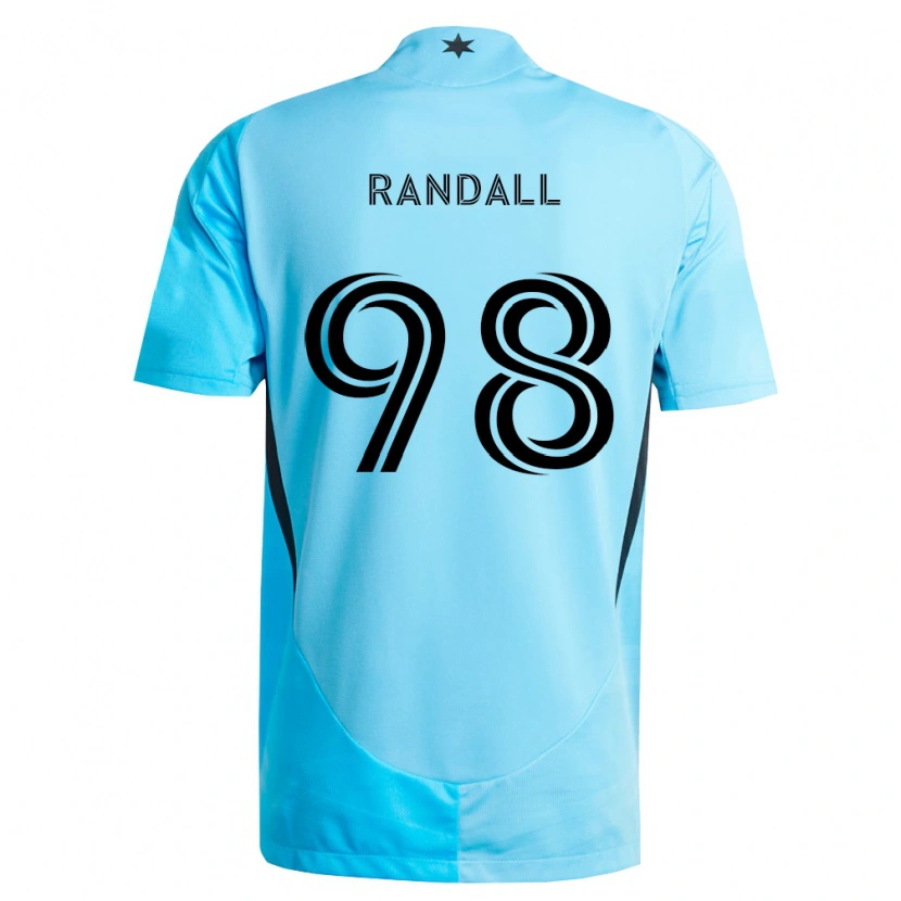 Danxen Donna Maglia Darius Randell #98 Azzurro Chiaro Nero Kit Gara Away 2026/27 Maglietta