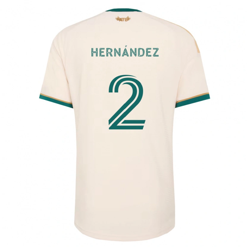 Danxen Donna Maglia Ronald Hernández #2 Verde Champagne Kit Gara Away 2026/27 Maglietta