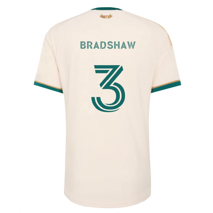 Danxen Donna Maglia Jalani Bradshaw #3 Verde Champagne Kit Gara Away 2026/27 Maglietta