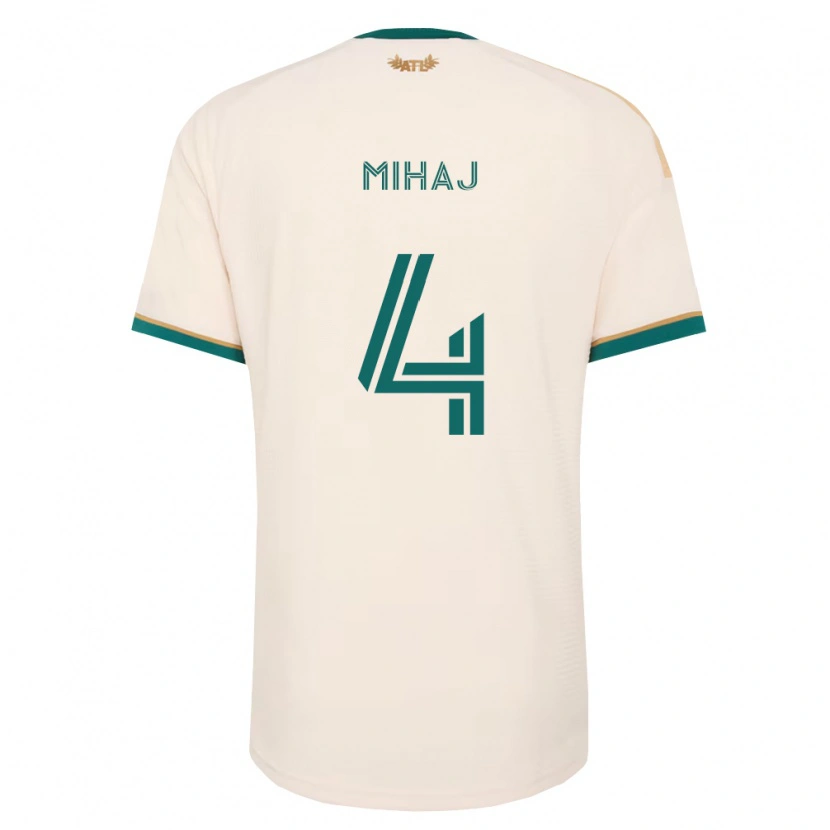 Danxen Donna Maglia Enea Mihaj #4 Verde Champagne Kit Gara Away 2026/27 Maglietta