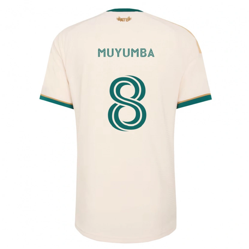Danxen Donna Maglia Tristan Muyumba #8 Verde Champagne Kit Gara Away 2026/27 Maglietta