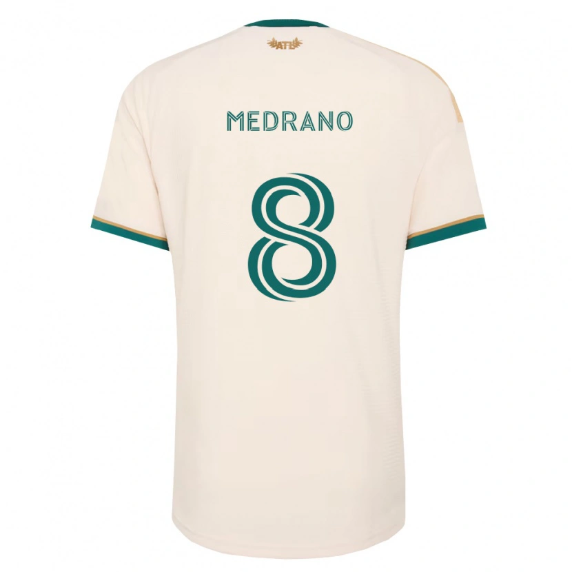 Danxen Donna Maglia Keven Medrano #8 Verde Champagne Kit Gara Away 2026/27 Maglietta