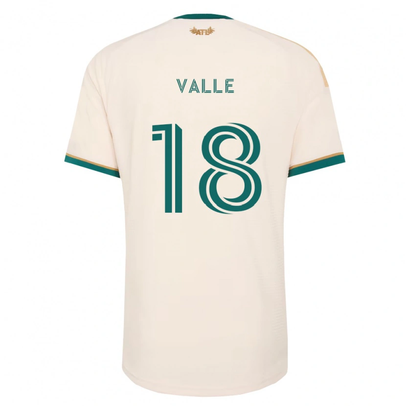 Danxen Donna Maglia Daniel Valle #18 Verde Champagne Kit Gara Away 2026/27 Maglietta