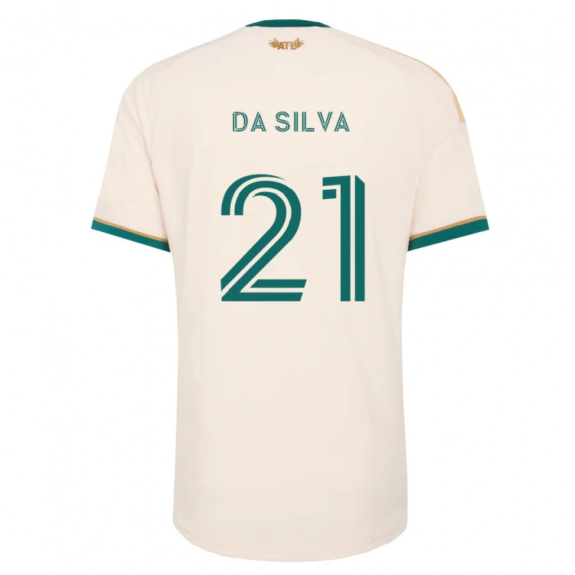 Danxen Donna Maglia Lucas Da Silva #21 Verde Champagne Kit Gara Away 2026/27 Maglietta