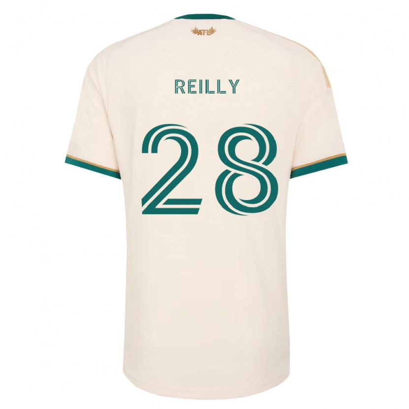 Danxen Donna Maglia Will Reilly #28 Verde Champagne Kit Gara Away 2026/27 Maglietta