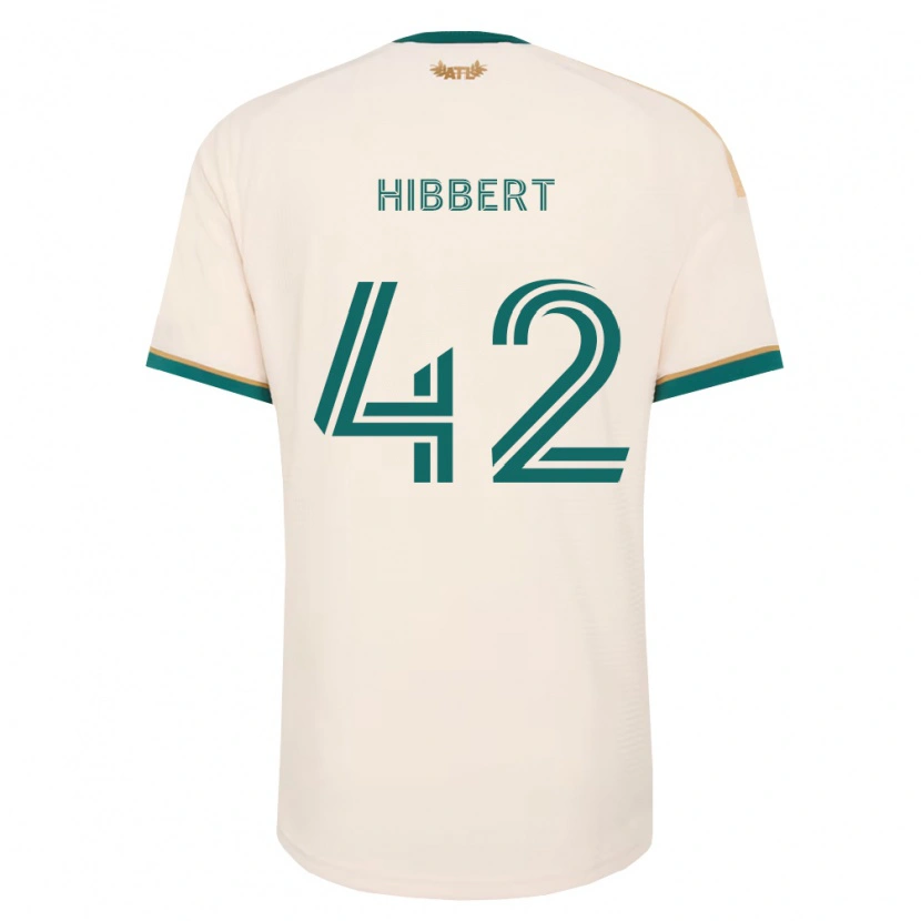 Danxen Donna Maglia Jayden Hibbert #42 Verde Champagne Kit Gara Away 2026/27 Maglietta