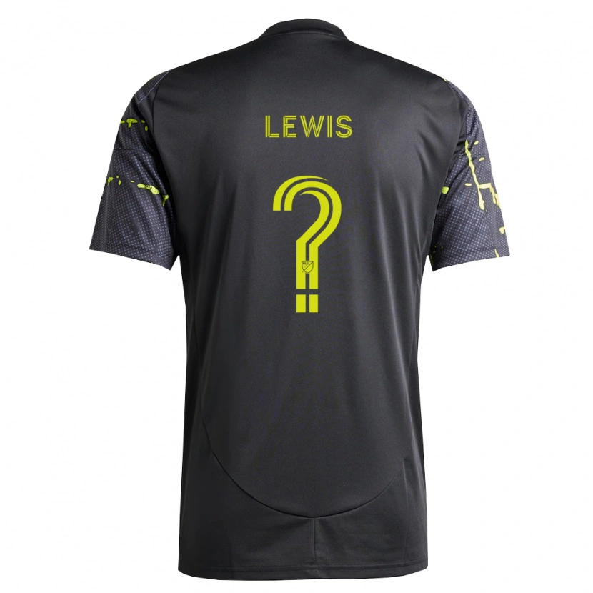 Danxen Donna Maglia Gage Lewis #0 Giallo Fluorescente Nero Kit Gara Away 2026/27 Maglietta