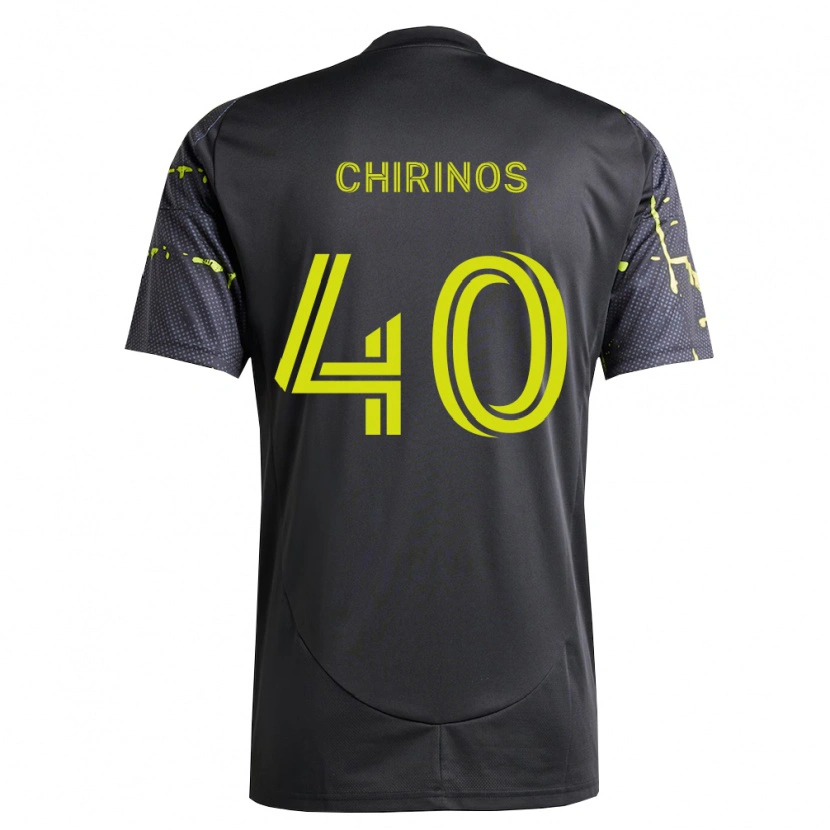 Danxen Donna Maglia Johann Chirinos #40 Giallo Fluorescente Nero Kit Gara Away 2026/27 Maglietta