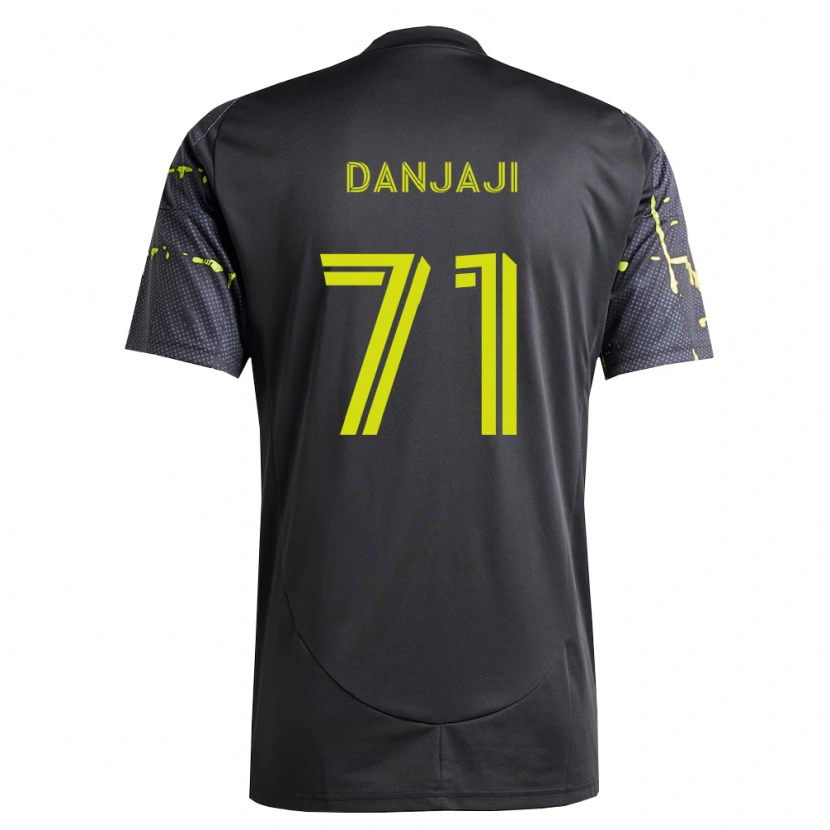 Danxen Donna Maglia Jamil Danjaji #71 Giallo Fluorescente Nero Kit Gara Away 2026/27 Maglietta