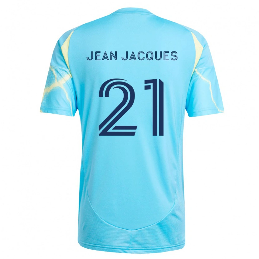 Danxen Donna Maglia Danley Jean Jacques #21 Azzurro Chiaro Nero Giallo Chiaro Kit Gara Away 2026/27 Maglietta