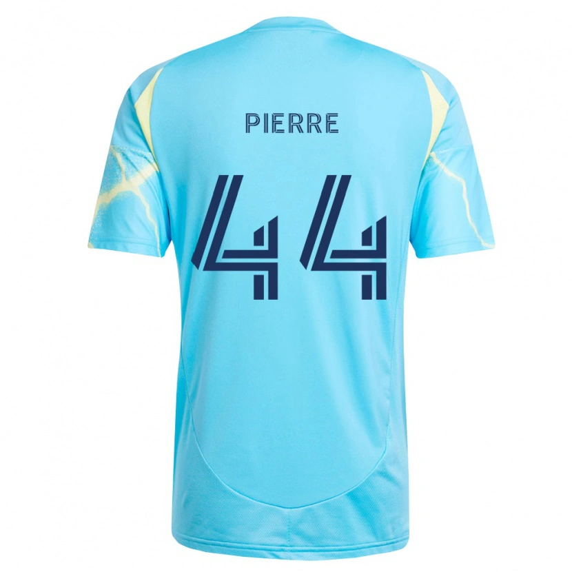 Danxen Donna Maglia Neil Pierre #44 Azzurro Chiaro Nero Giallo Chiaro Kit Gara Away 2026/27 Maglietta