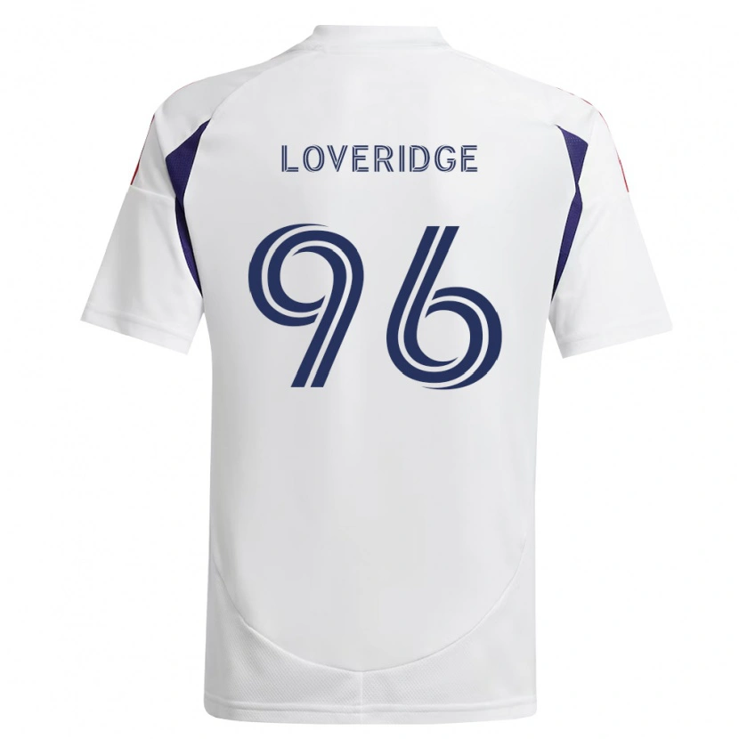 Danxen Donna Maglia Pete Loveridge #96 Blu Reale Rosso Marrone Kit Gara Away 2026/27 Maglietta