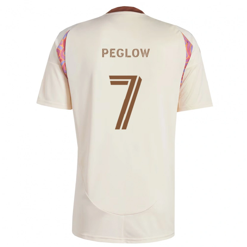 Danxen Donna Maglia João Gabriel Martins Peglow #7 Rosa Bianco Sporco Kit Gara Away 2026/27 Maglietta