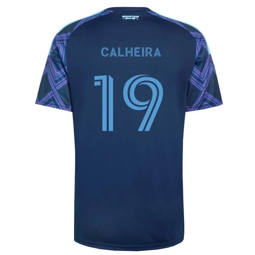 Danxen Donna Maglia Taylor Calheira #19 Blu Reale Viola Kit Gara Away 2026/27 Maglietta